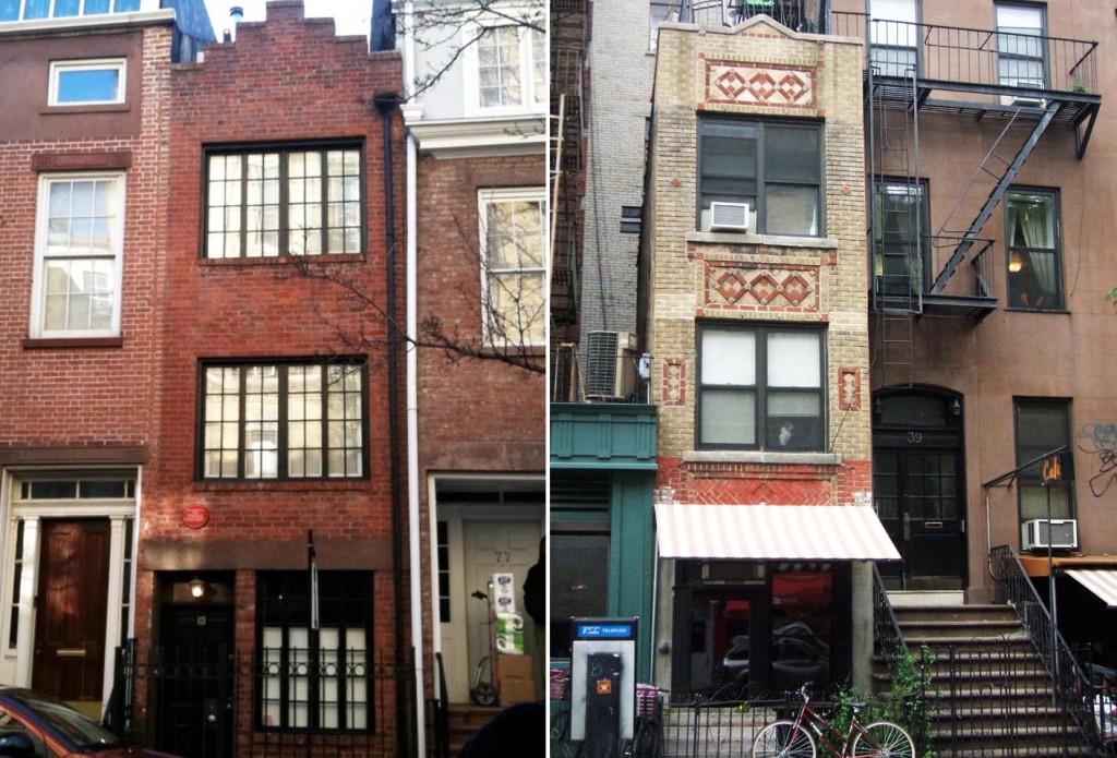 East Village vs. West — Which Is Really the Narrowest House in NYC
