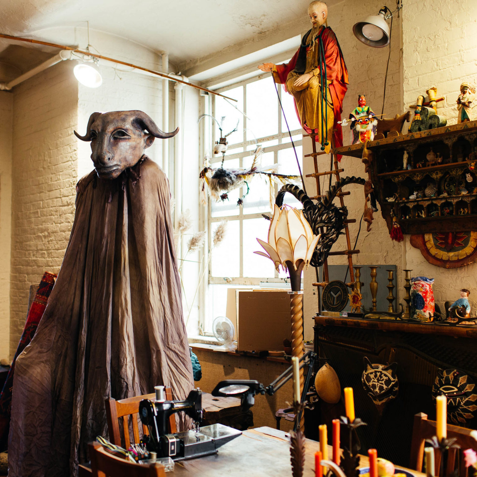 The Puppets of the Village Paradea studio tour with Halloween Parade