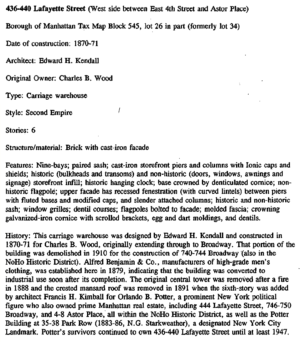 designation report