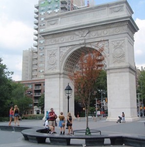 Washington Square Arch in Washington Square Park