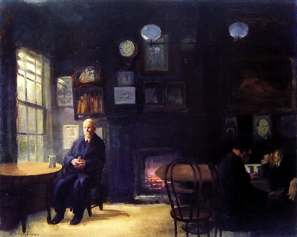 John Sloan. McSorley's Back Room. 1912.