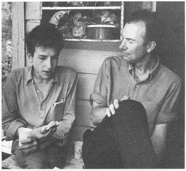 pete_seeger_bobdylan