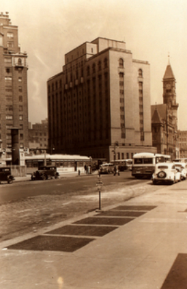 The Women's House of Detention at 6th Avenue near West 9th Street in 1939.