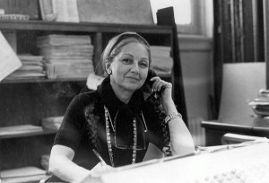 Shirley Hayes.  In addition to her efforts to preserve Washington Square Park, Hayes was also WNYC's first woman staff announcer.