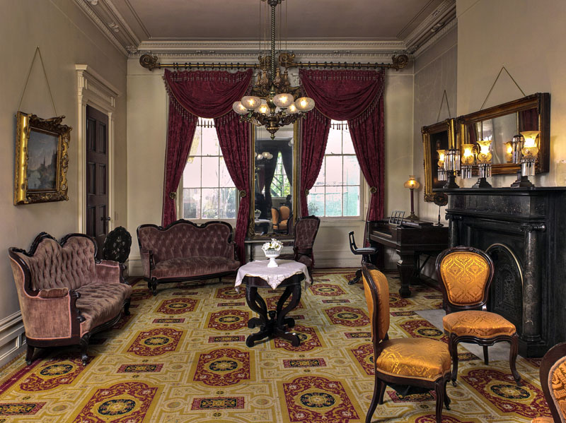 Parlor, Merchant's House Museum. Photo courtesy of the museum.