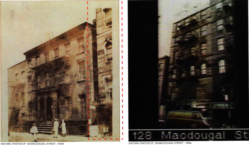 128 MacDougal Street, 2 Village Preservation