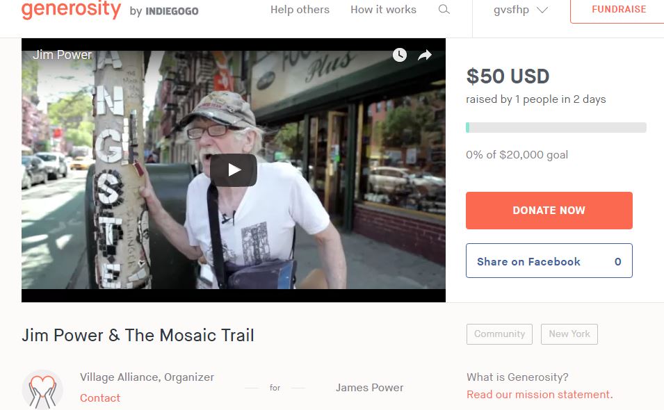 The website you can donate at.