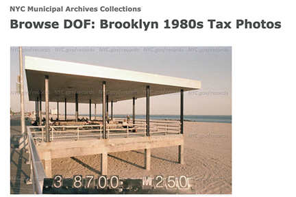 Screenshot: NYC Municipal Archives Tax Photos, 1980s