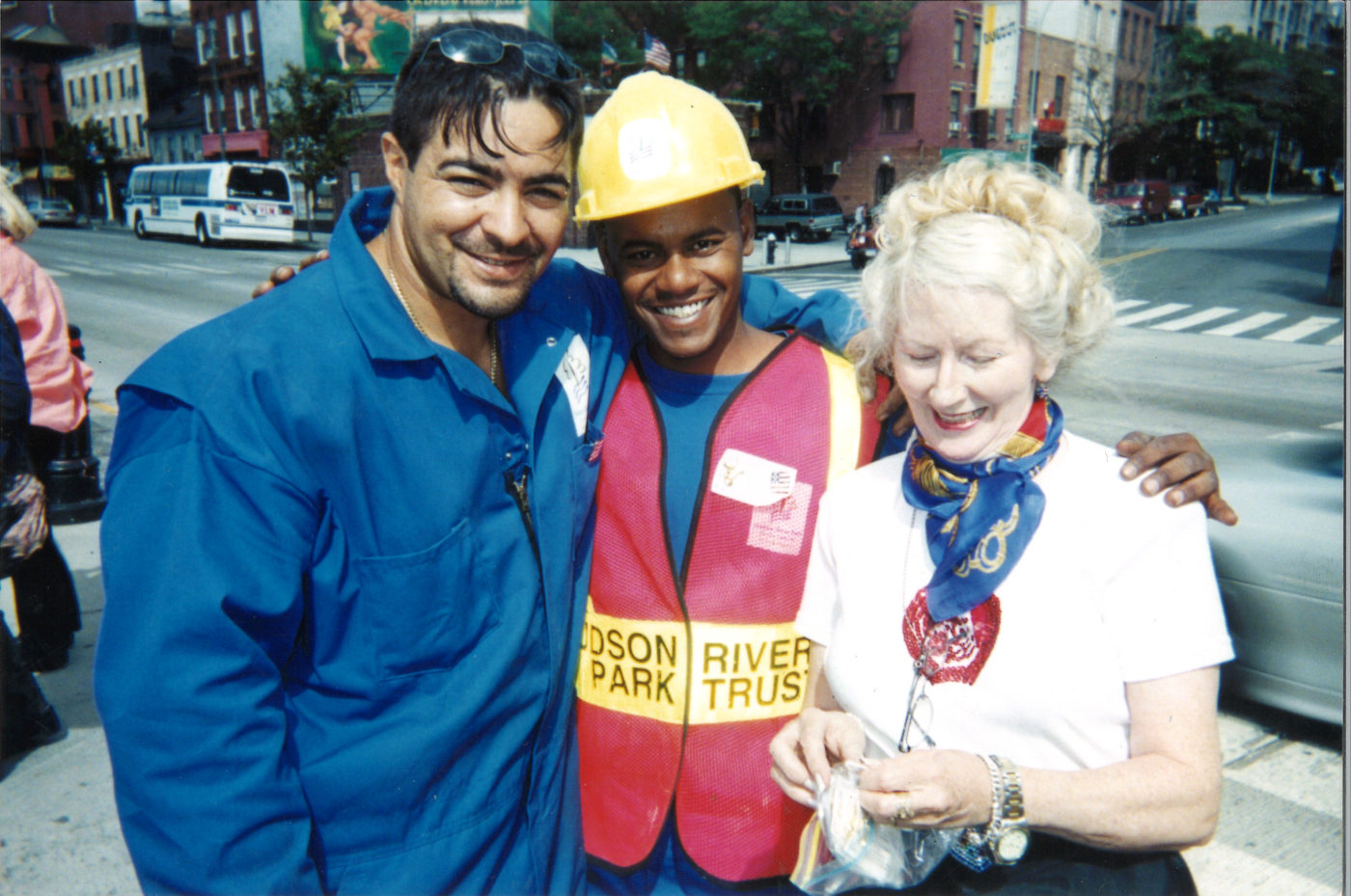 Lenore Mills- Sanitation Workers Visit Point Thank You, September 11, 2002