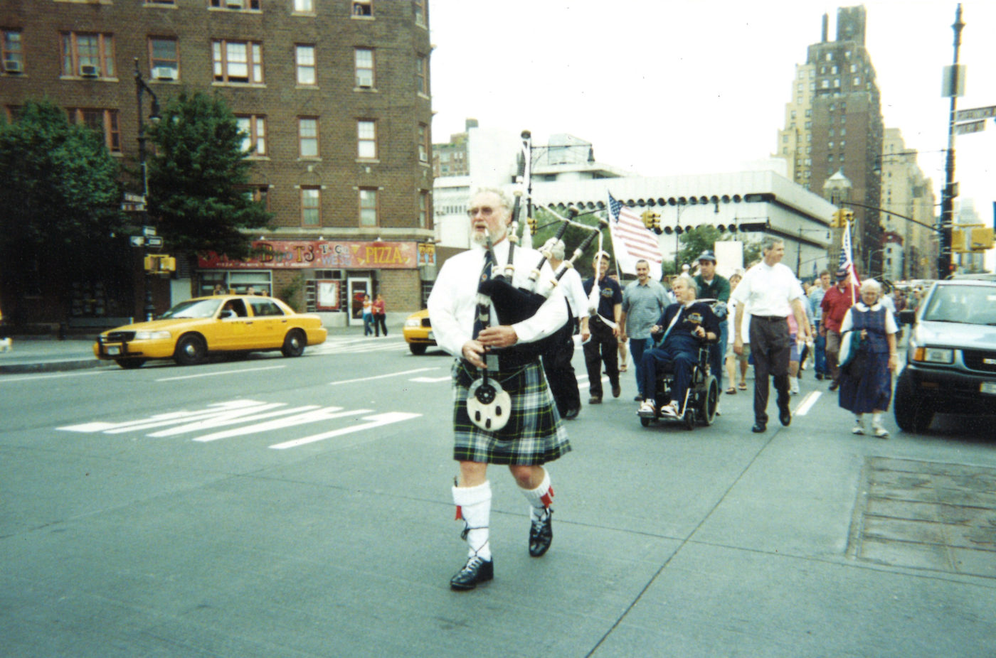 Lenore Mills- Steven McDonald Anniversary Walk of Fire Station at 33rd Street, September 2004