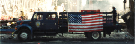 Corrections Department Truck at Ground Zero