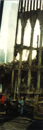 Closeup of Destroyed Exoskeleton at Ground Zero