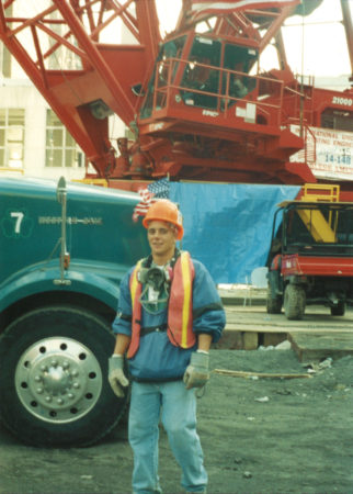 Unknown construction worker on site