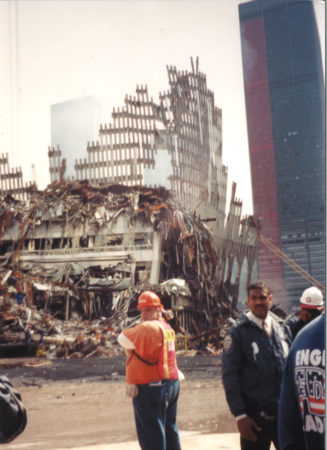 Workers and Fire Fighters at Ground Zero