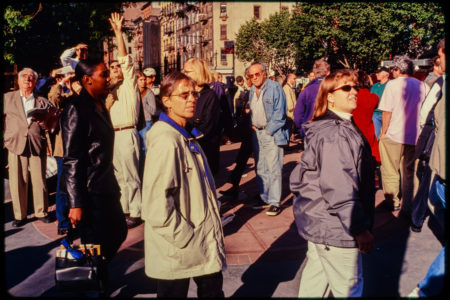 Crowd of New Yorkers and Pedestrians at Chambers and Hudson Facing North.jpg