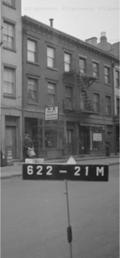 390 Bleecker St, 1940s Tax Photo