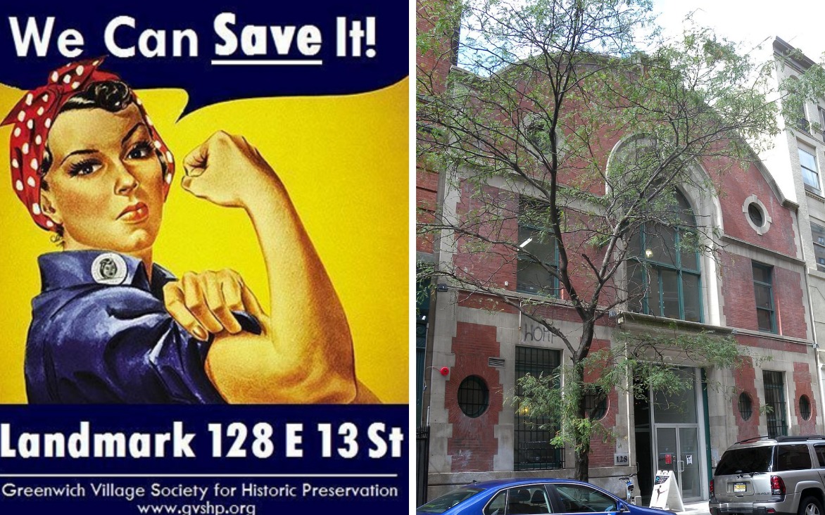 We Can Do It and Save 128 East 13th Street