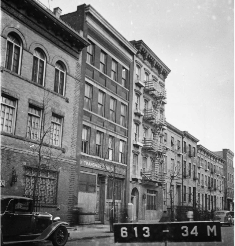 (r. to l.) 3319 Perry Street, 1940s Tax Photo Village Preservation