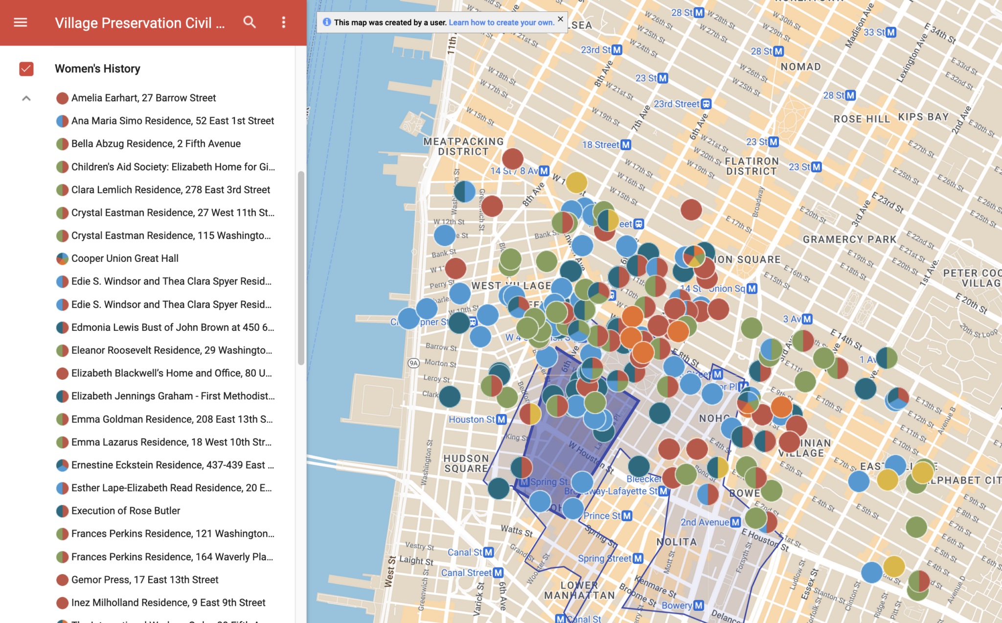 Women’s History and Our Civil Rights Map - Village Preservation