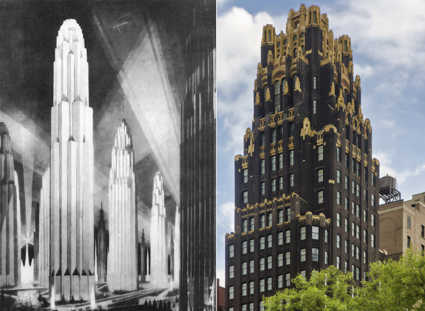 NEW YORK ART DECO SKYSCRAPERS 1987年発行 Art Deco skyscrapers